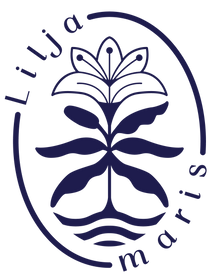 Logo Lilja maris bleu