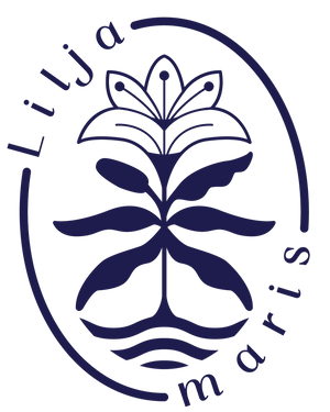 Logo Lilja maris bleu