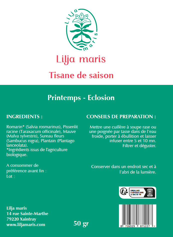 Tisane de printemps Eclosion